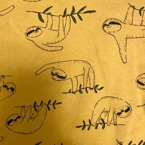 Sloth yellow hoodie!  5T